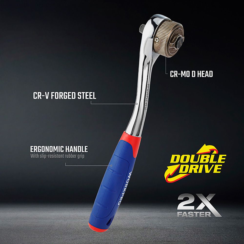 LLAVE DE CARRACA 3/8 pulg DOUBLE DRIVE gallery 5