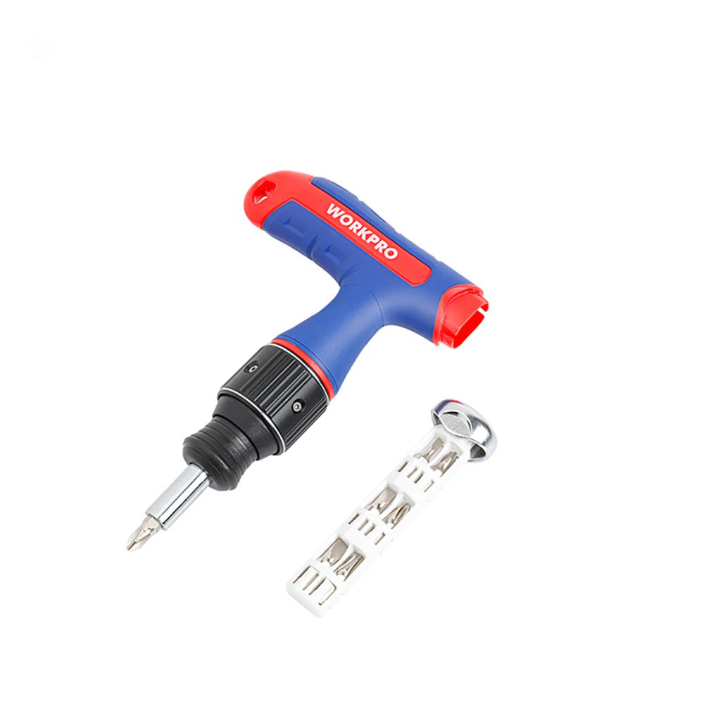 DESTORNILLADOR DE CARRACA T, 8 PIEZAS