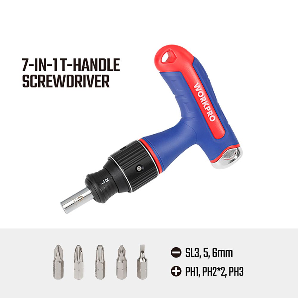 DESTORNILLADOR DE CARRACA T, 8 PIEZAS gallery 5