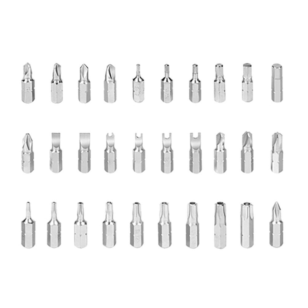 LLAVE DE CARRACA MINI Y PUNTAS ¼ pulg, JUEGO 32 PIEZAS gallery 0