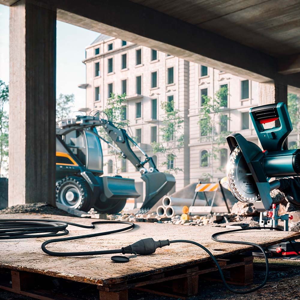 PROLONGADOR PROFESIONAL 10 m, IP44, H07RN-F 3 G 2,5 mm², 1 TOMA CON TAPA, 16 A 250 V~, NEGRO gallery 4