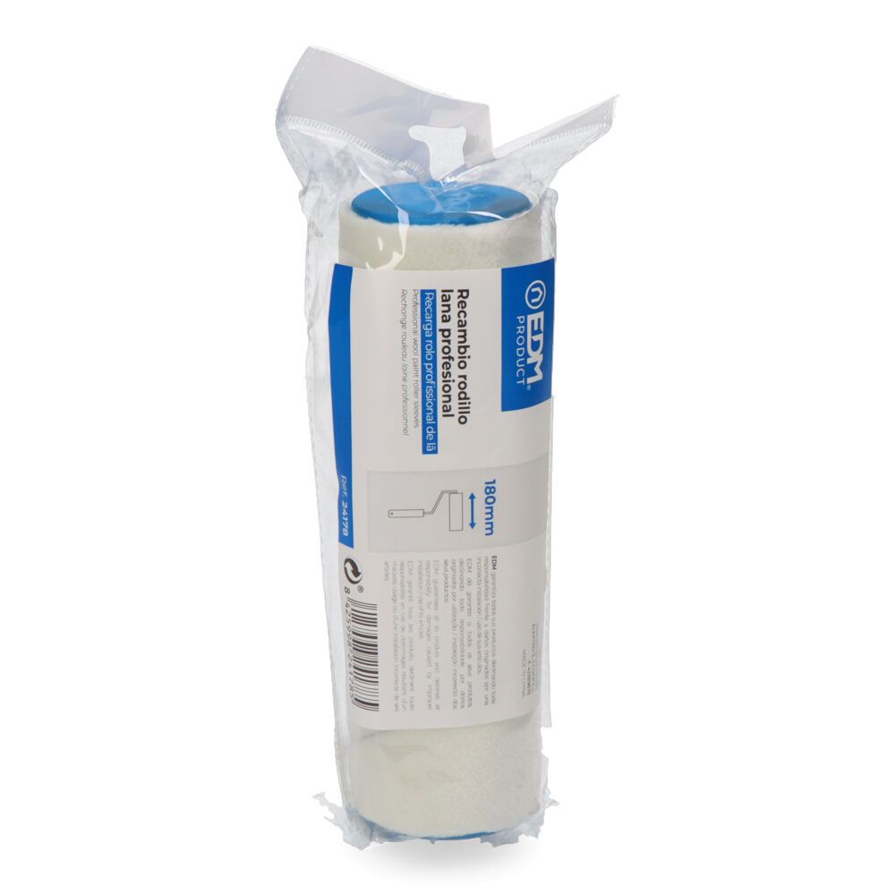 RODILLO DE LANA DE RECAMBIO 18 cm PARA REF. 24163 gallery 0