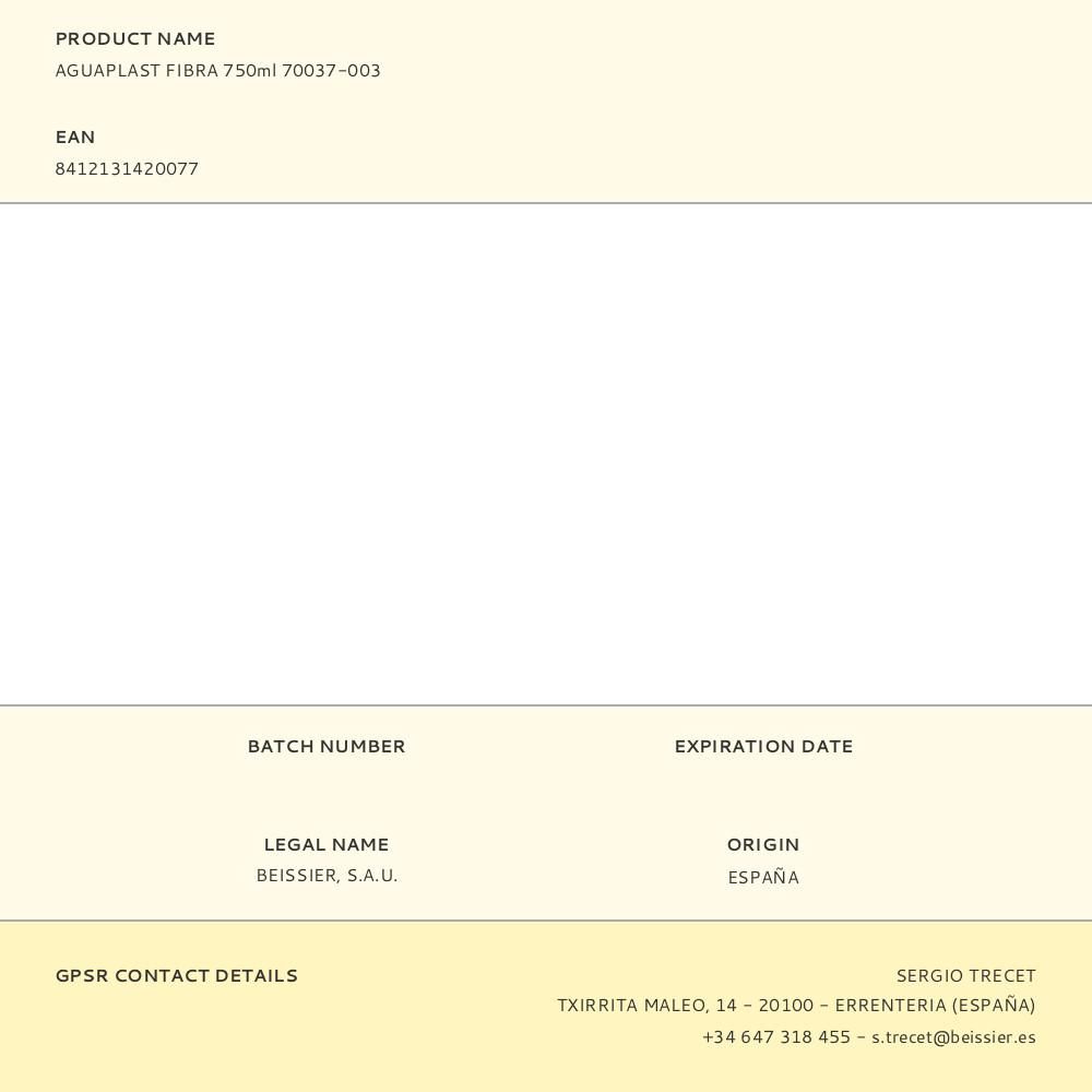 MASILLA FIBRA 750 ml gallery 0