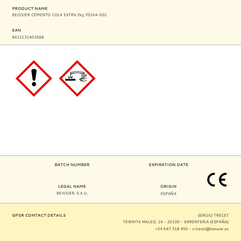 CEMENTO COLA EXTRA 2 kg gallery 0