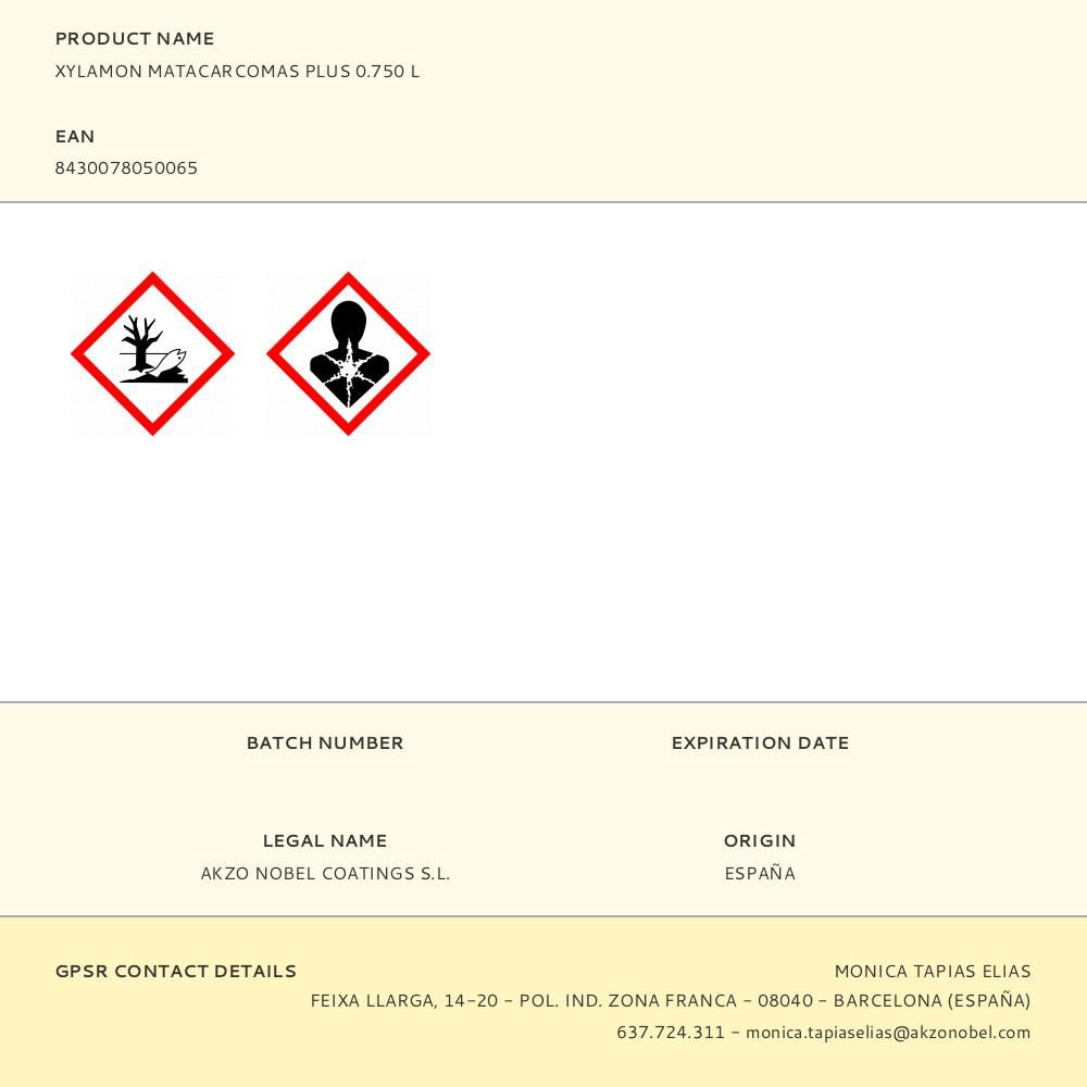 TRATAMIENTO MATACARCOMAS PLUS 750 ml gallery 0