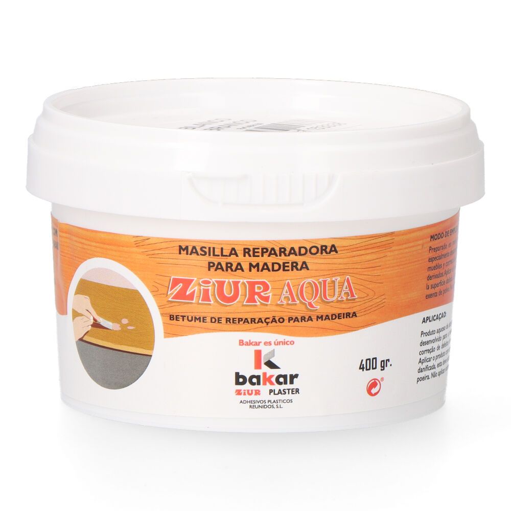 MASILLA REPARADORA PARA MADERA COLOR BLANCO 400 g