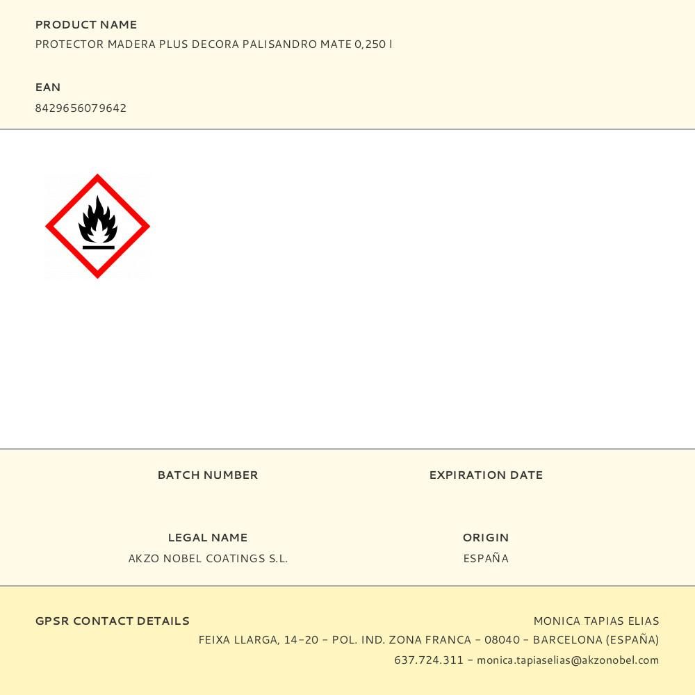 PROTECTOR MADERA PLUS DECORA PALISANDRO MATE 250 ml gallery 0