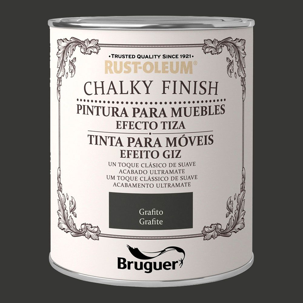 RUST-OLEUM CHALKY FINISH MUEBLES GRAFITO 750 ml