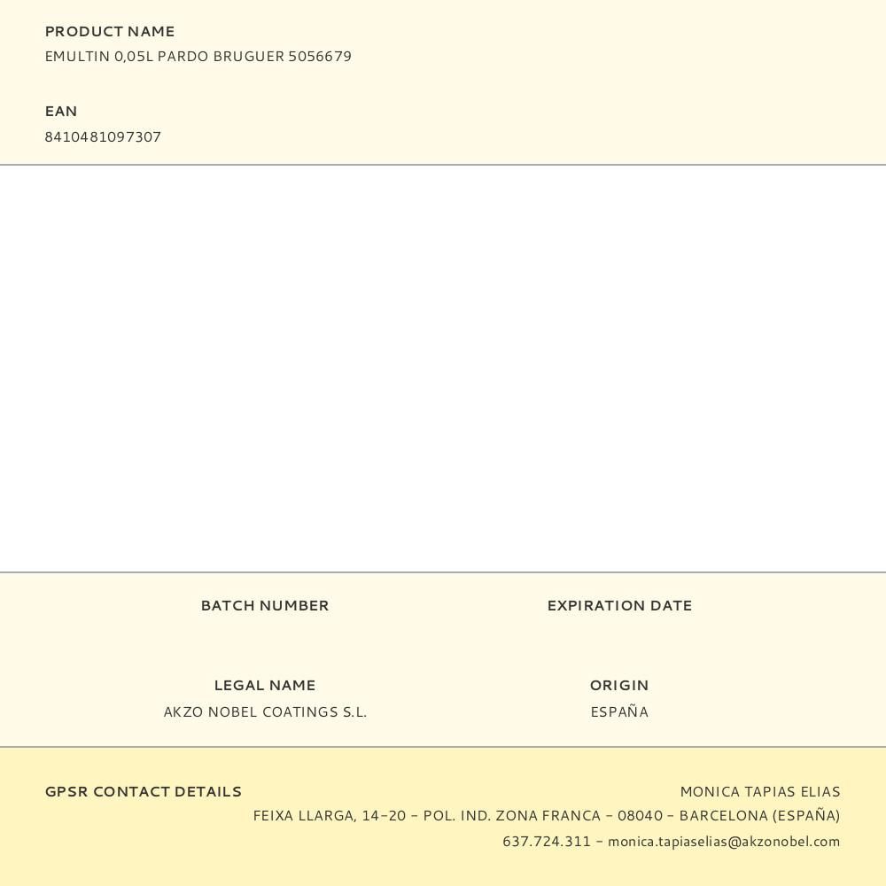 COLORANTE LÍQUIDO SUPERCONCENTRADO EMULTIN 50 ml PARDO gallery 0