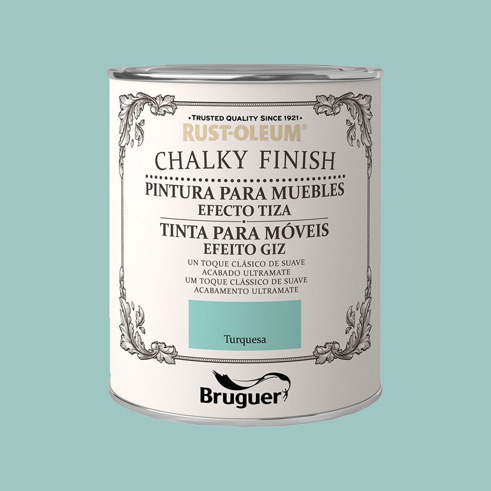 RUST-OLEUM CHALKY FINISH MUEBLES TURQUESA 750 ml