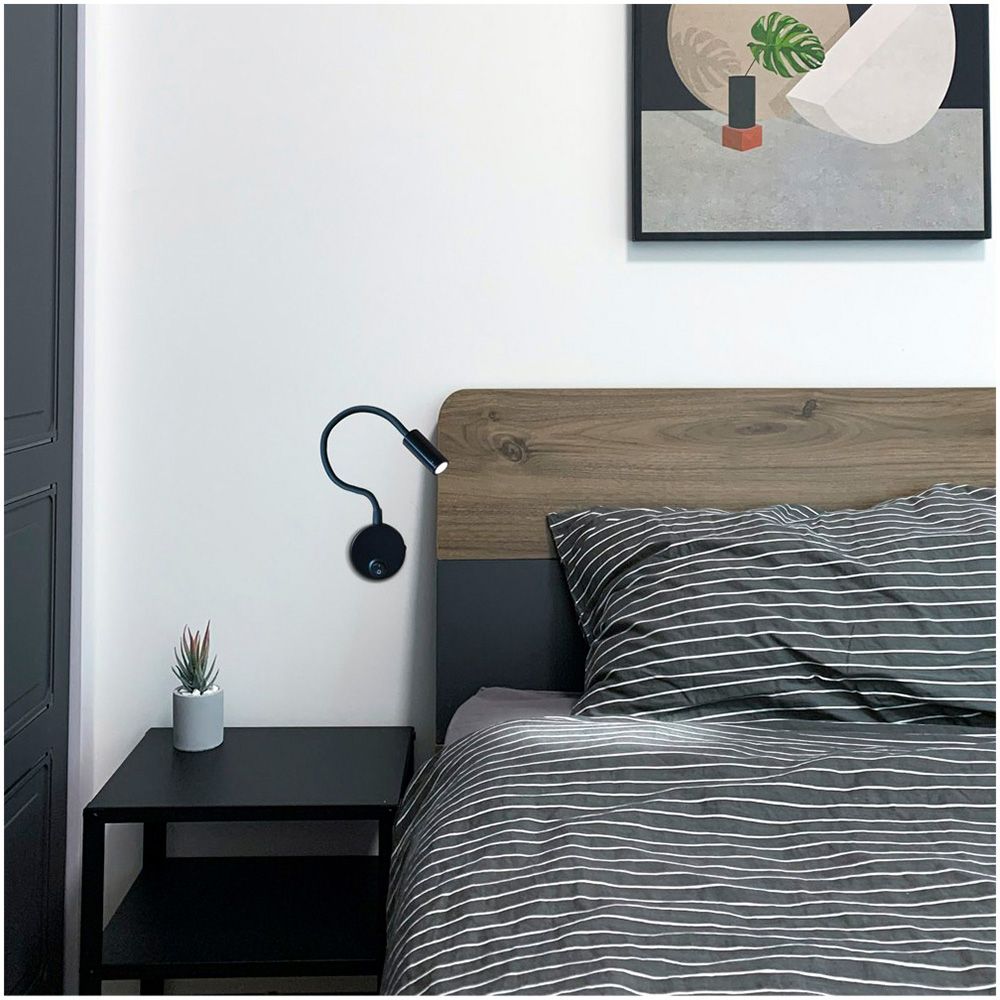 APLIQUE LED CLASSIC, 3 W, 4000 K, 450 lm, NEGRO, 35 x 6,3 cm gallery 0