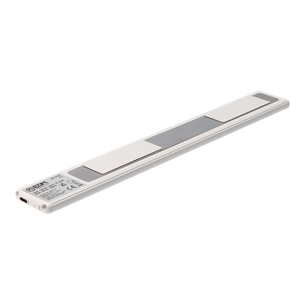 REGLETA LED REGULABLE Y RECARGABLE CON SENSOR, MAGNÉTICA, 1,5 W, 3CCT, 1500 mAh, 14 x 40 x 306 mm gallery 2
