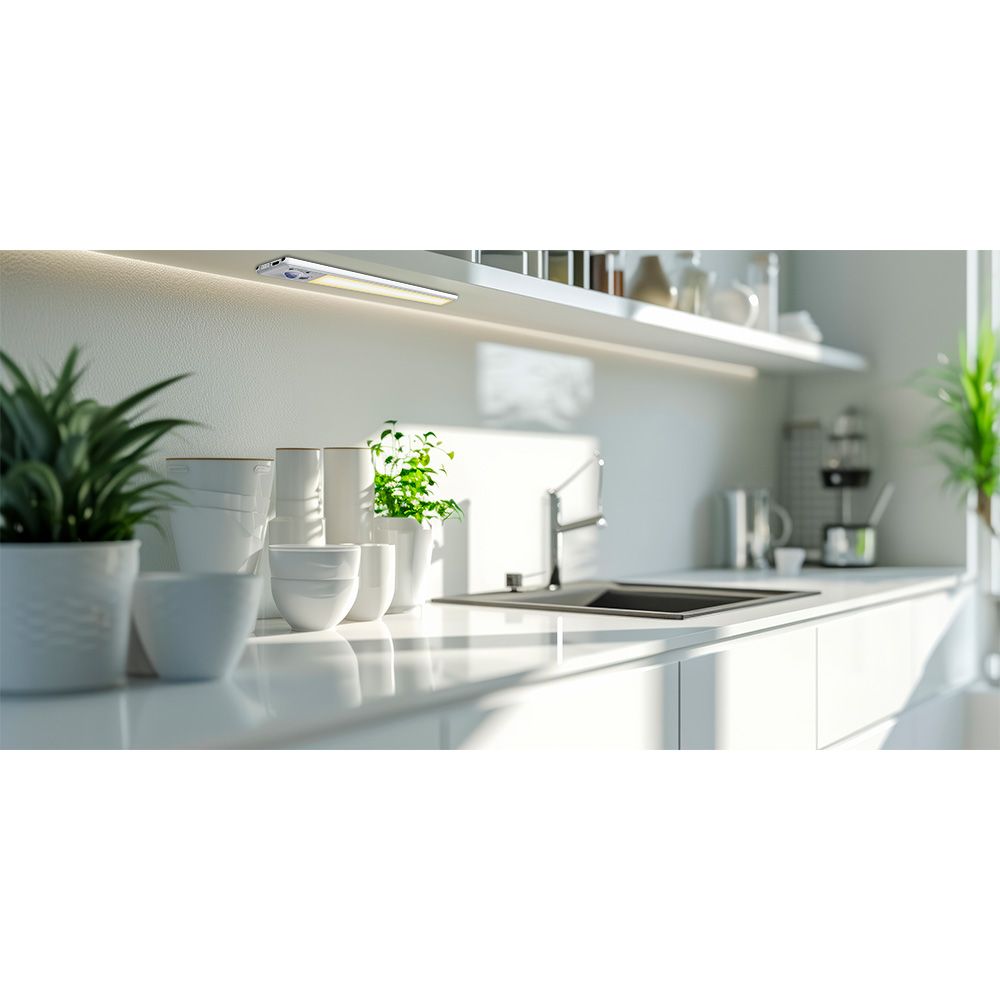 REGLETA LED REGULABLE Y RECARGABLE CON SENSOR, MAGNÉTICA, 1,5 W, 3CCT, 1500 mAh, 14 x 40 x 306 mm gallery 6