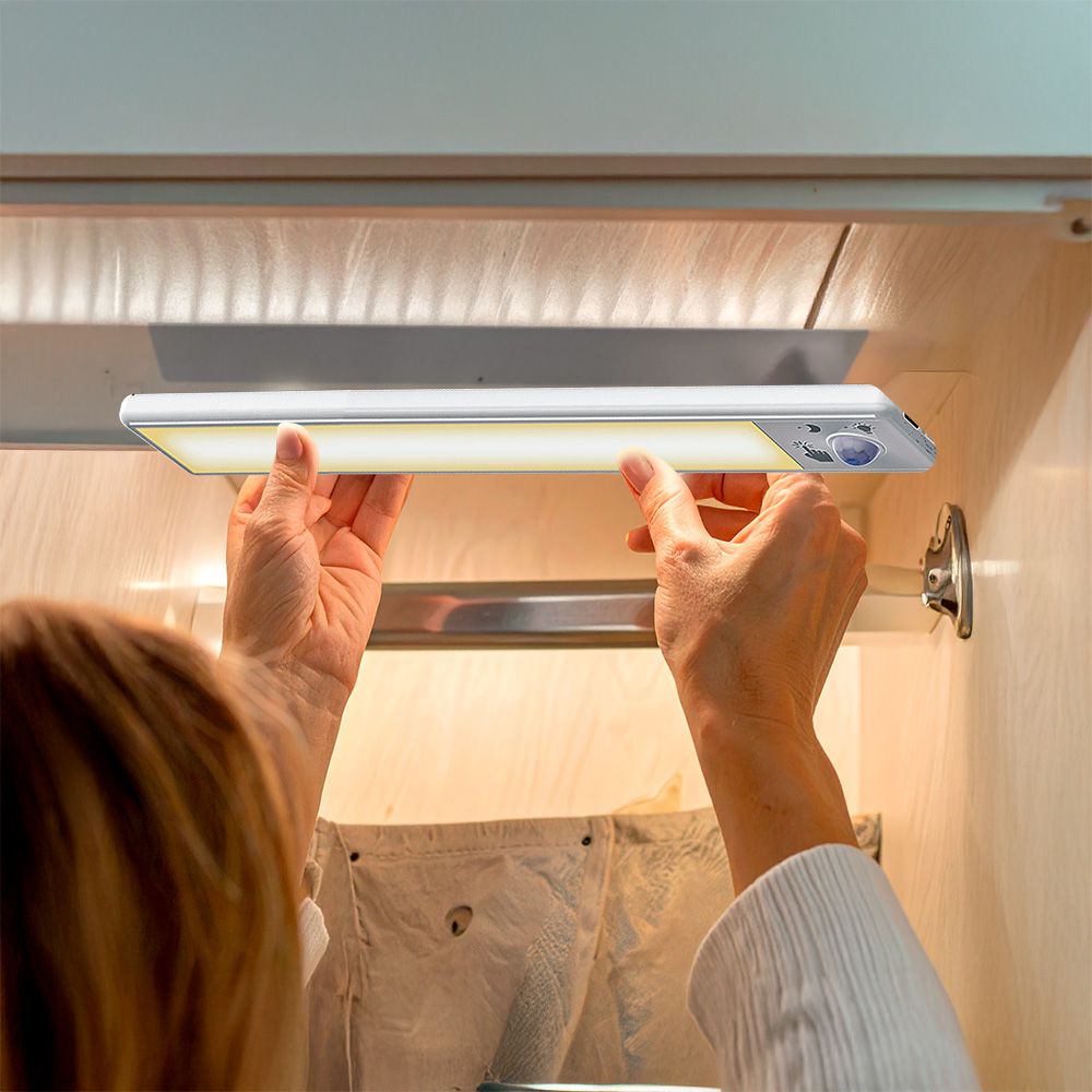 REGLETA LED REGULABLE Y RECARGABLE CON SENSOR, MAGNÉTICA, 1,5 W, 3CCT, 1500 mAh, 14 x 40 x 306 mm gallery 8