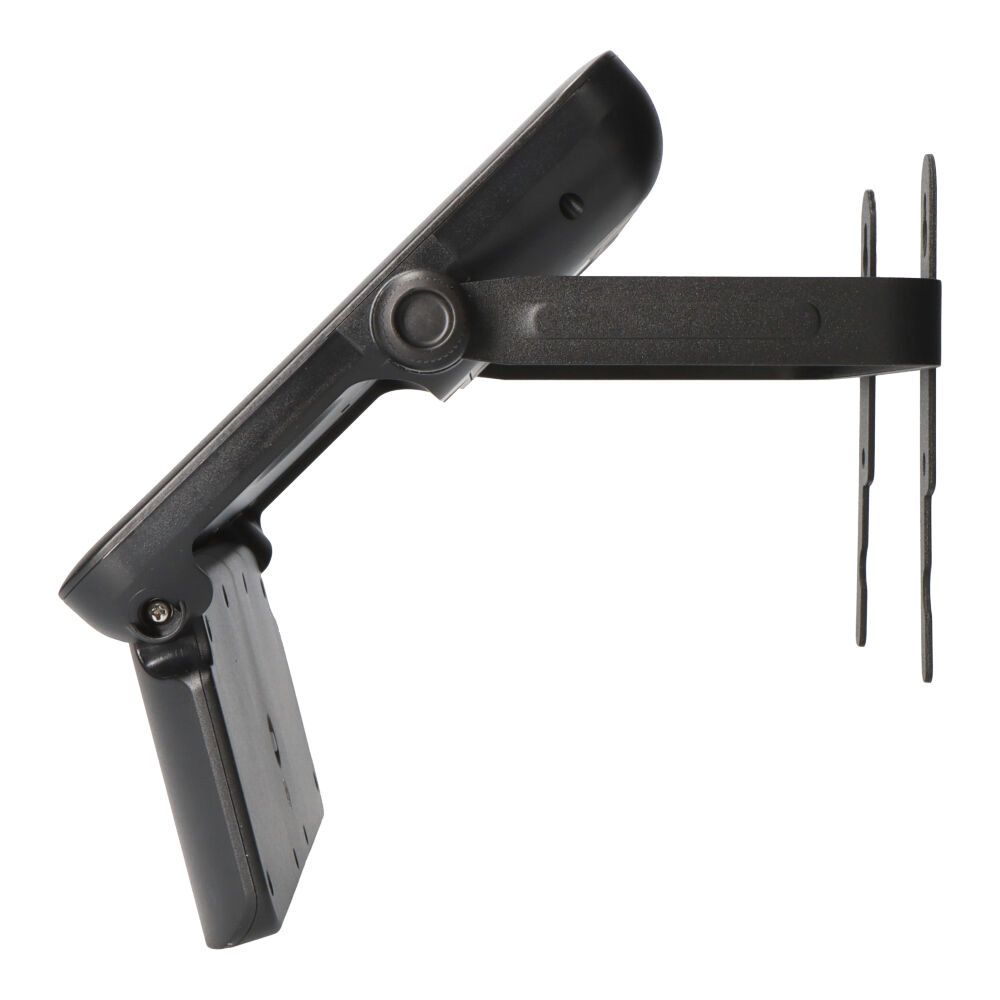 APLIQUE SOLAR 10W 1150lm RECARGABLE. SENSOR PRESENCIA (2-8m) COLOR NEGRO 27,5x19,6cm EDM gallery 3