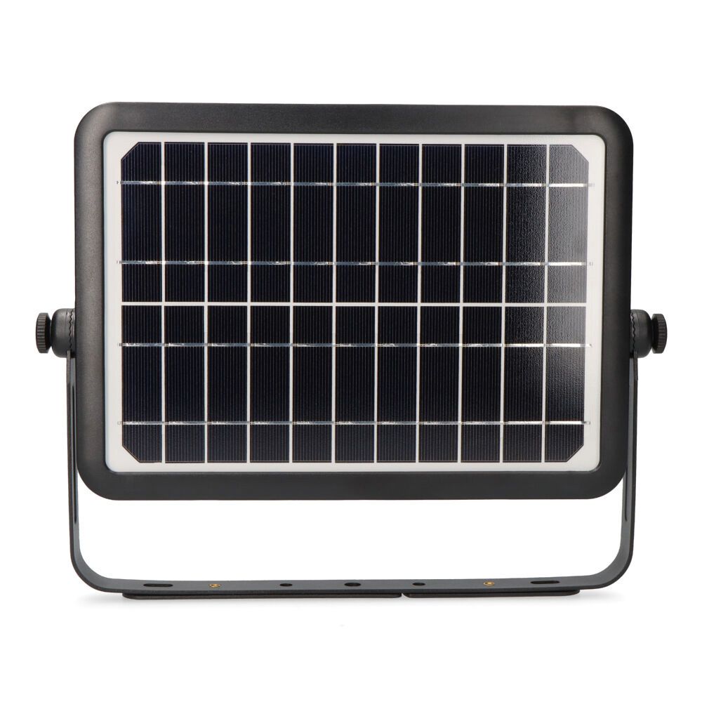 APLIQUE SOLAR 10W 1150lm RECARGABLE. SENSOR PRESENCIA (2-8m) COLOR NEGRO 27,5x19,6cm EDM gallery 8