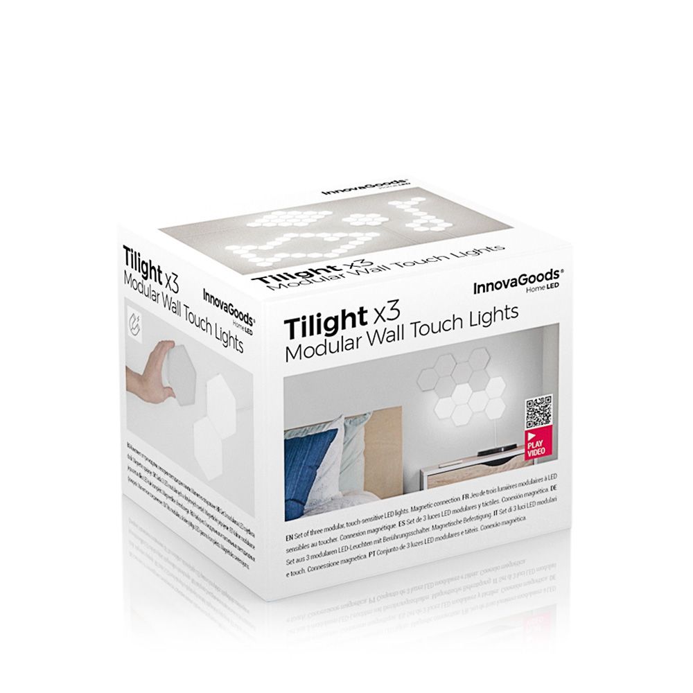 PANELES DE LED MODULARES MAGNÉTICOS Y TÁCTILES, 3 unidades gallery 5