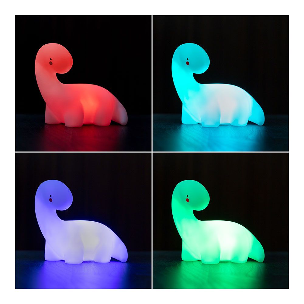 LUZ NOCTURNA DECORATIVA LED DINOSAURIO MULTICOLOR gallery 0