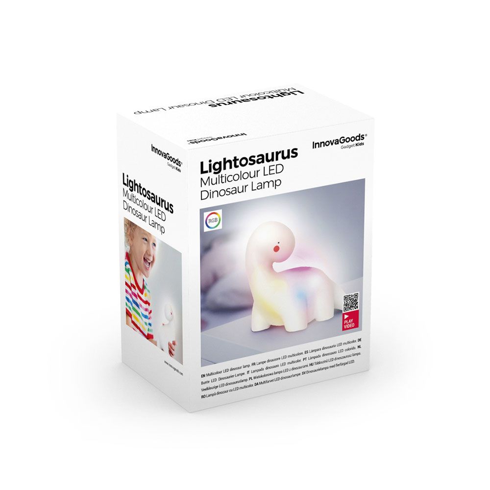 LUZ NOCTURNA DECORATIVA LED DINOSAURIO MULTICOLOR gallery 2