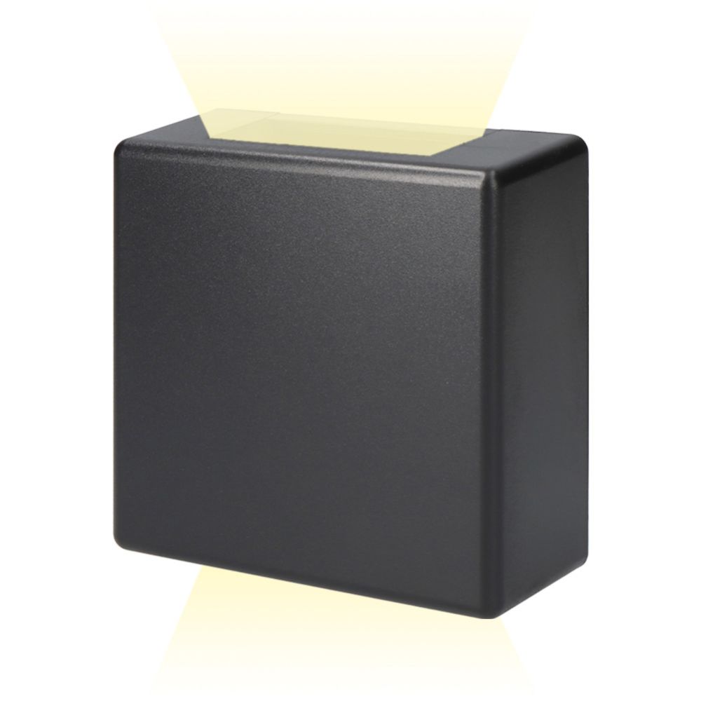 APLIQUE LED CUADRADO CON 2 PROYECCIONES 3 W 237 lm 4000 K LUZ DIA IP54 11.5 x 11.5 x 5 cm gallery 0