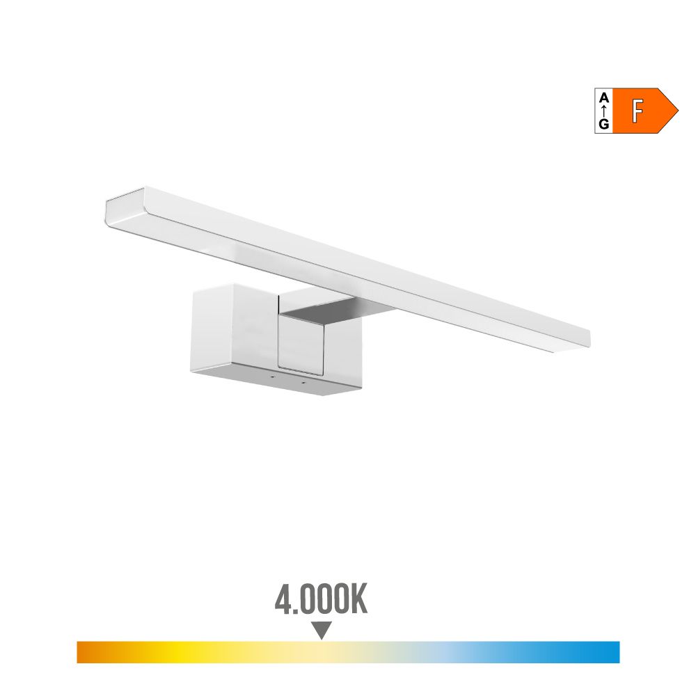 LÁMPARA LED DE PARED O ESPEJO 6 W 4.000 K 600 lm LUZ DÍA 30 x 12,8 x 5,10 cm