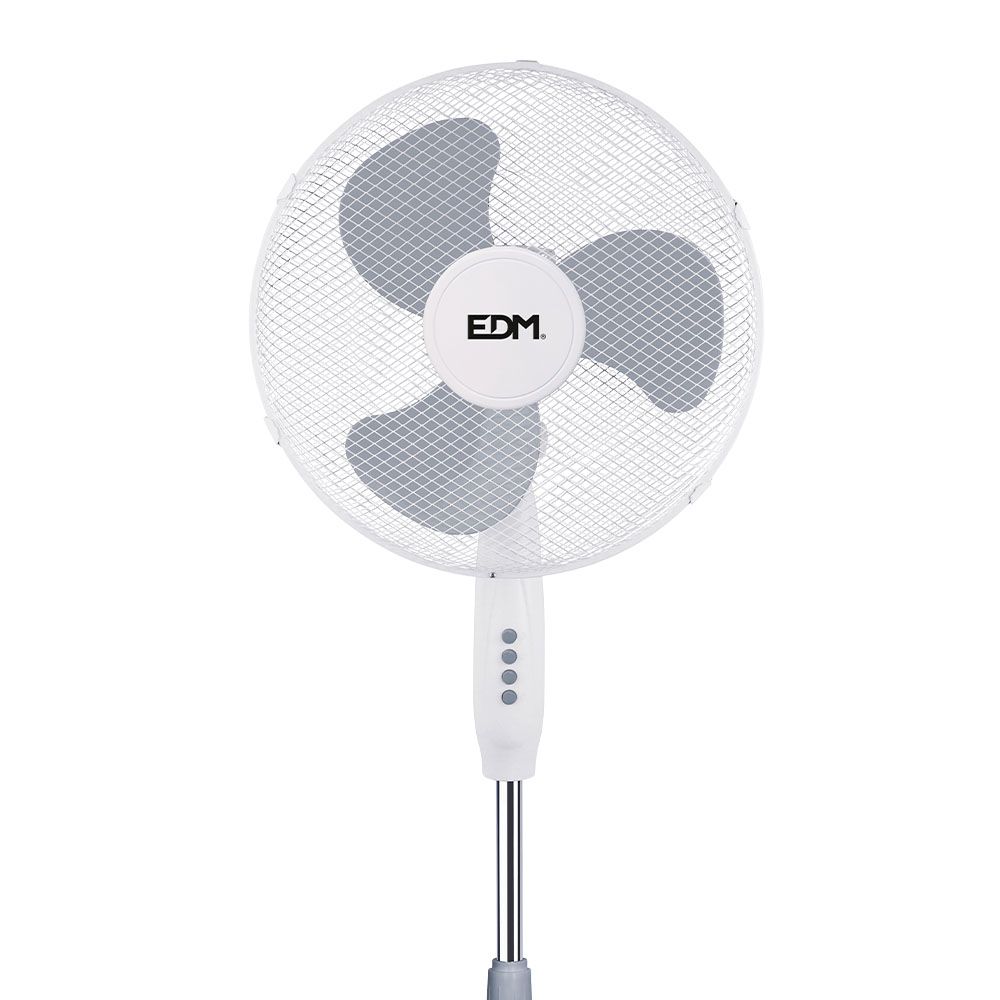VENTILADOR DE PIE, BLANCO, POTENCIA 45 W, dB 60, ASPAS Ø40 cm, ALTURA REGULABLE 105-125 cm gallery 0