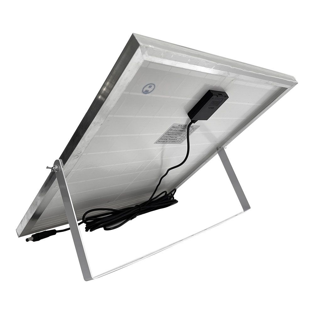 VENTILADOR DE PIE SOLAR, BLANCO POTENCIA 25 W, ASPAS Ø40 cm gallery 1