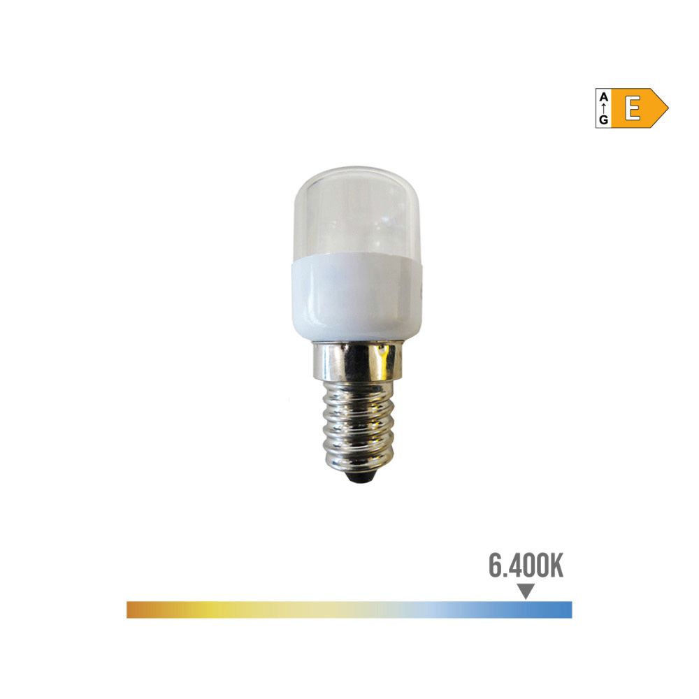 BOMBILLA TUBULAR (FRIGORÍFICO) LED E14 0,5 W 55 lm 6400 K LUZ FRÍA Ø2,6 x 6 cm
