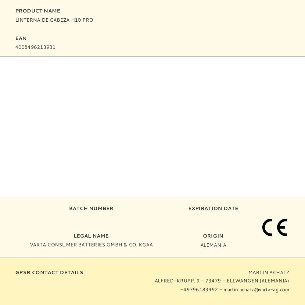 LINTERNA DE CABEZA H10 PRO gallery 1