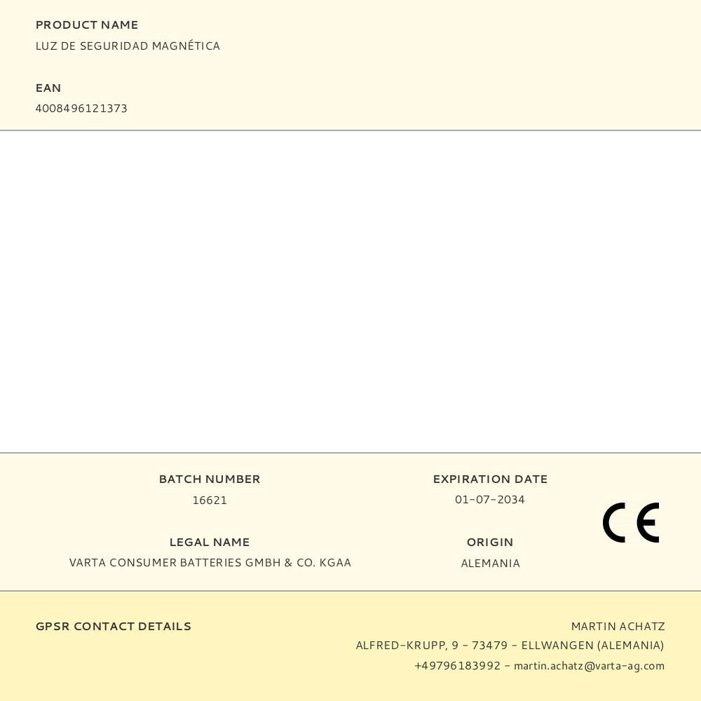 LUZ DE SEGURIDAD MAGNÉTICA gallery 2