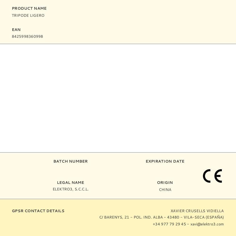 TRIPODE LIGERO gallery 6