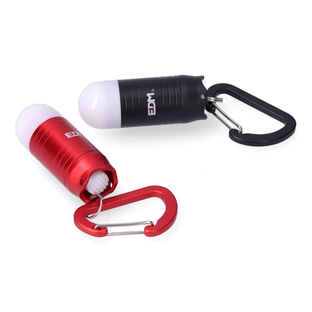 LINTERNA LED LLAVERO NANOKEY, CON MOSQUETON, 3xLR44 INCLUIDAS, COLORES SURTIDOS gallery 1