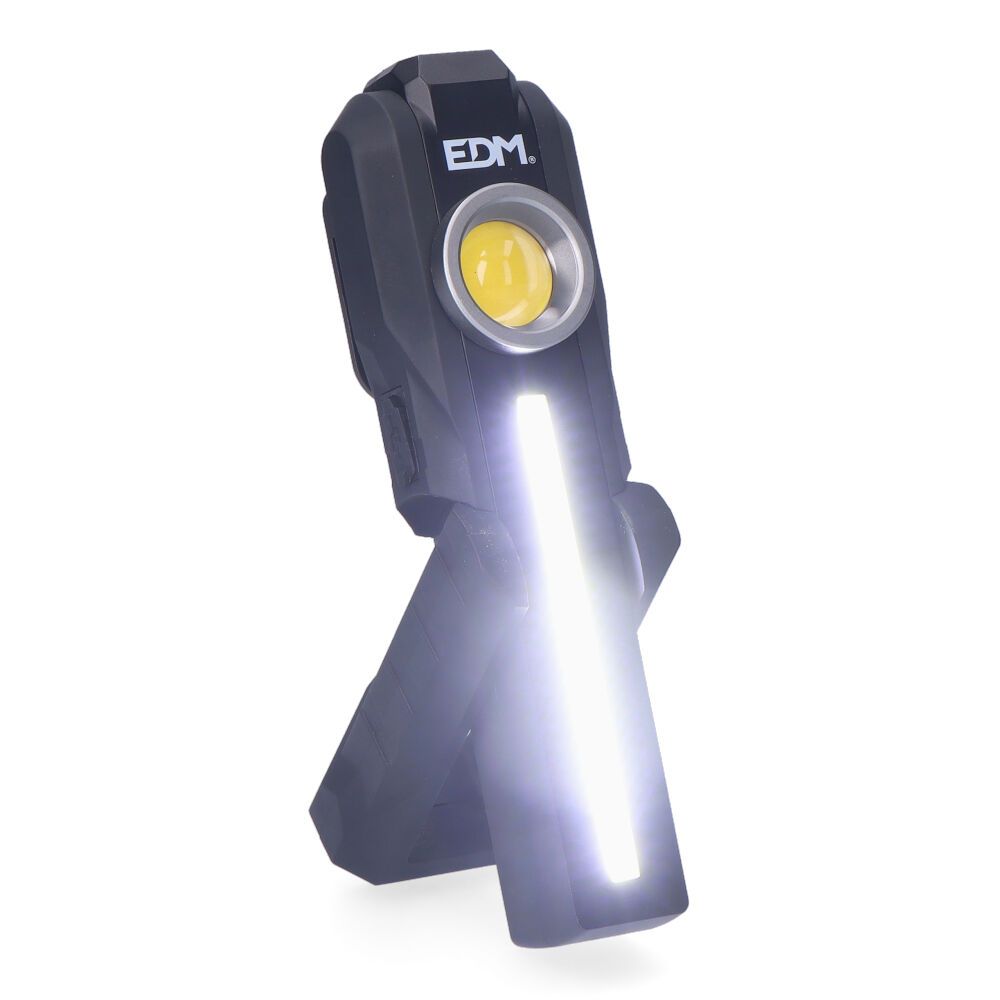 LINTERNA LED DE TRABAJO TRUE WORK COB 5 W 200lm + 200lm + SPOT SUPERIOR 50lm, RECARGABLE gallery 2