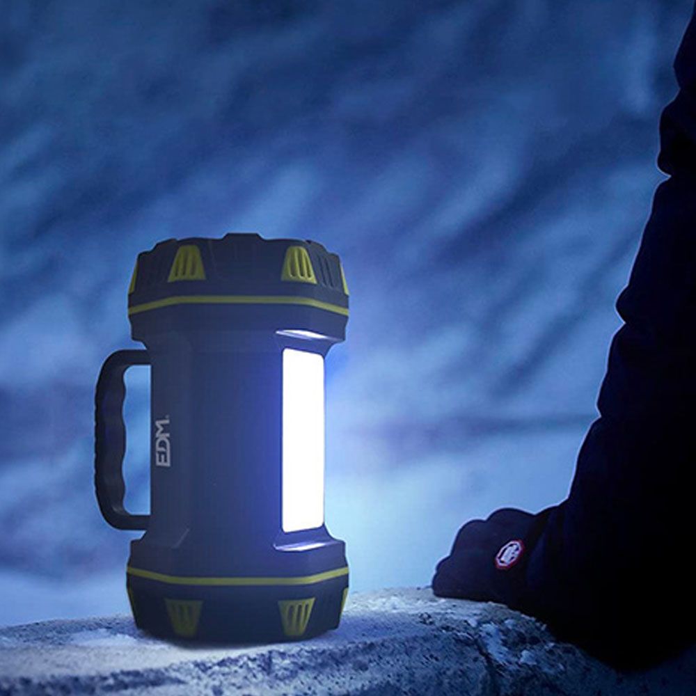 LINTERNA LED DE MANO TITAN GUARD, RECARGABLE, 3 PUNTOS DE LUZ gallery 8