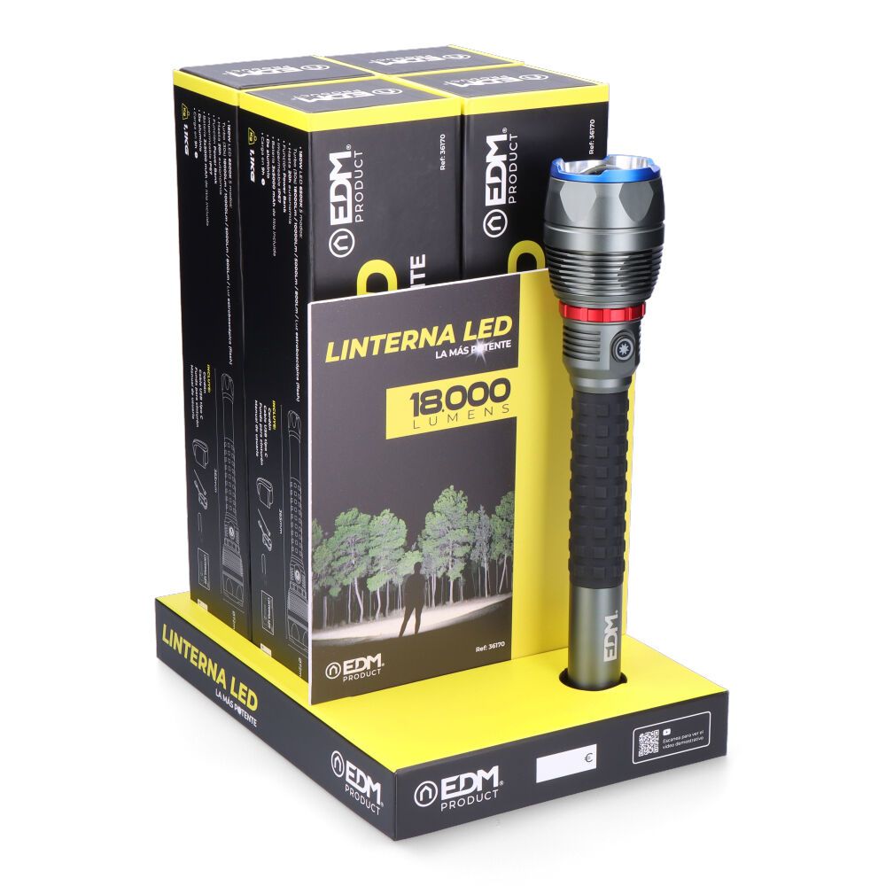 LINTERNA LED DE LARGO ALCANCE 18000 lm gallery 8