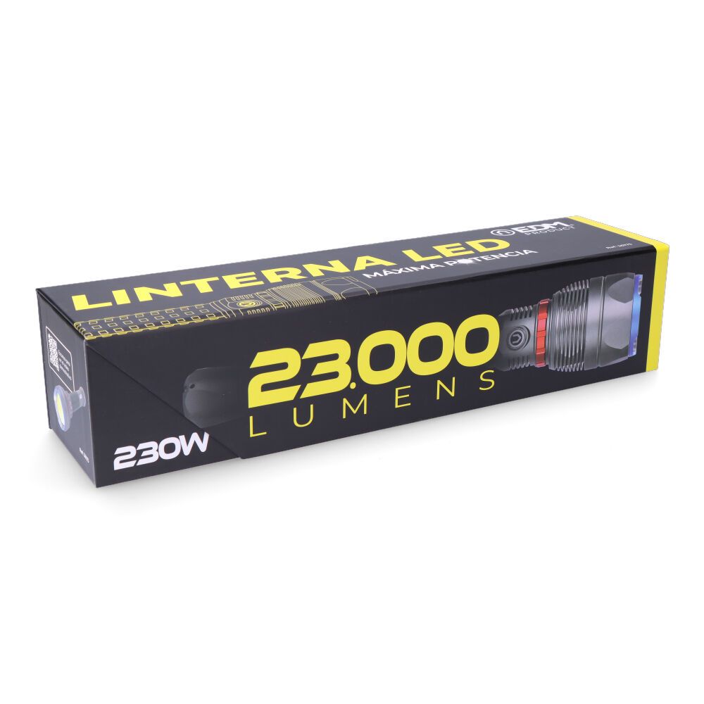 LINTERNA LED DE LARGO ALCANCE 23000 lm gallery 5