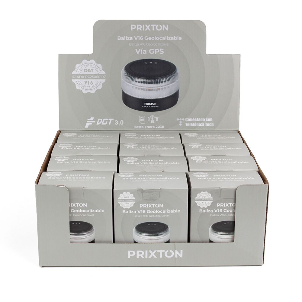 BALIZA V16 DE EMERGENCIA HOMOLOGADA CONECTADA GEOLOCALIZABLE CON DGT 3.0 PRIXTON gallery 6