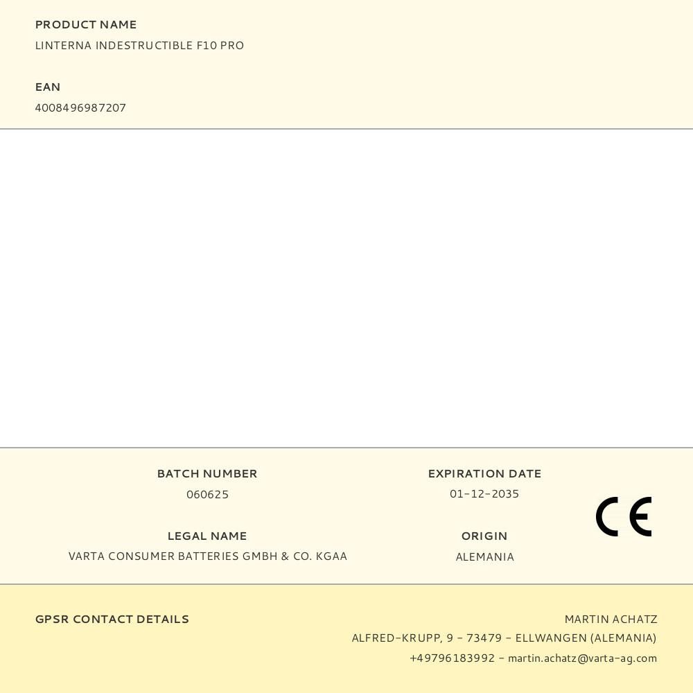 LINTERNA INDESTRUCTIBLE F10 PRO gallery 0