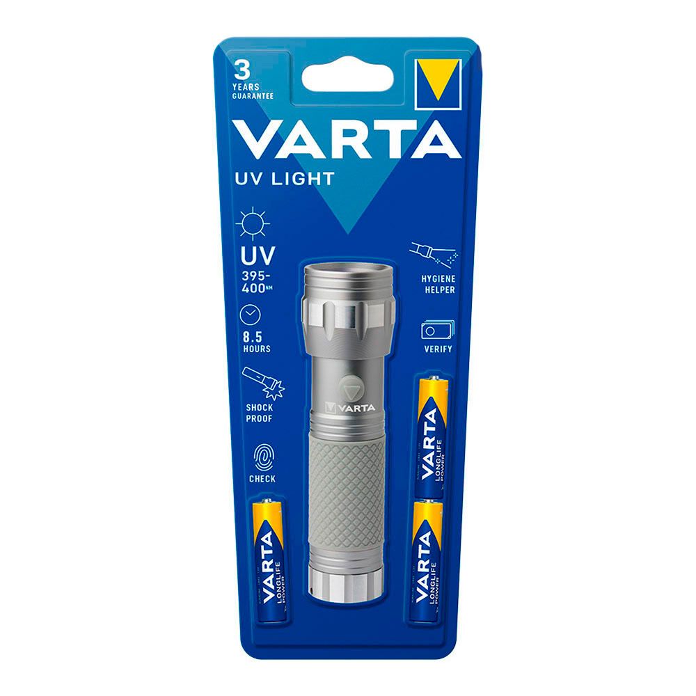 LINTERNA UV LIGHT ULTRAVIOLETA 8,5 h 3 x AAA