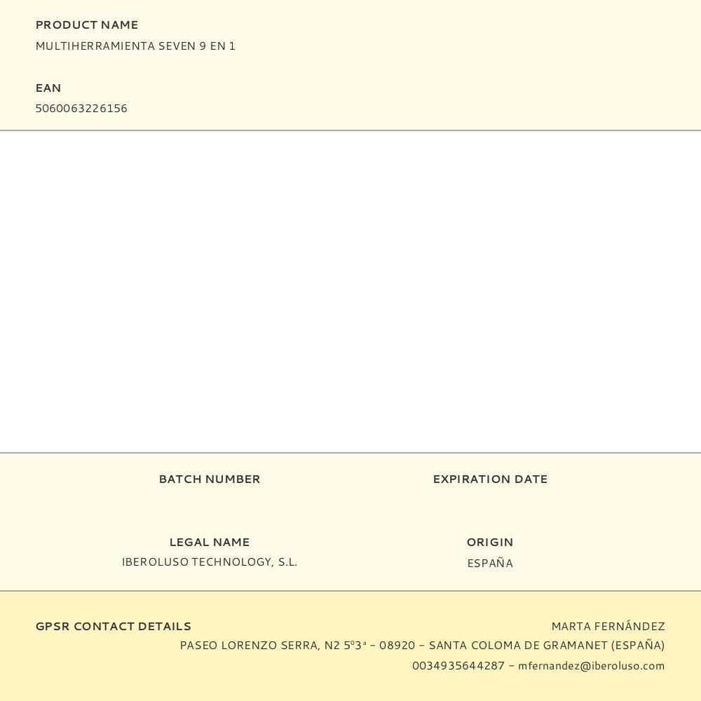 MULTIHERRAMIENTA SEVEN 9 EN 1 gallery 6