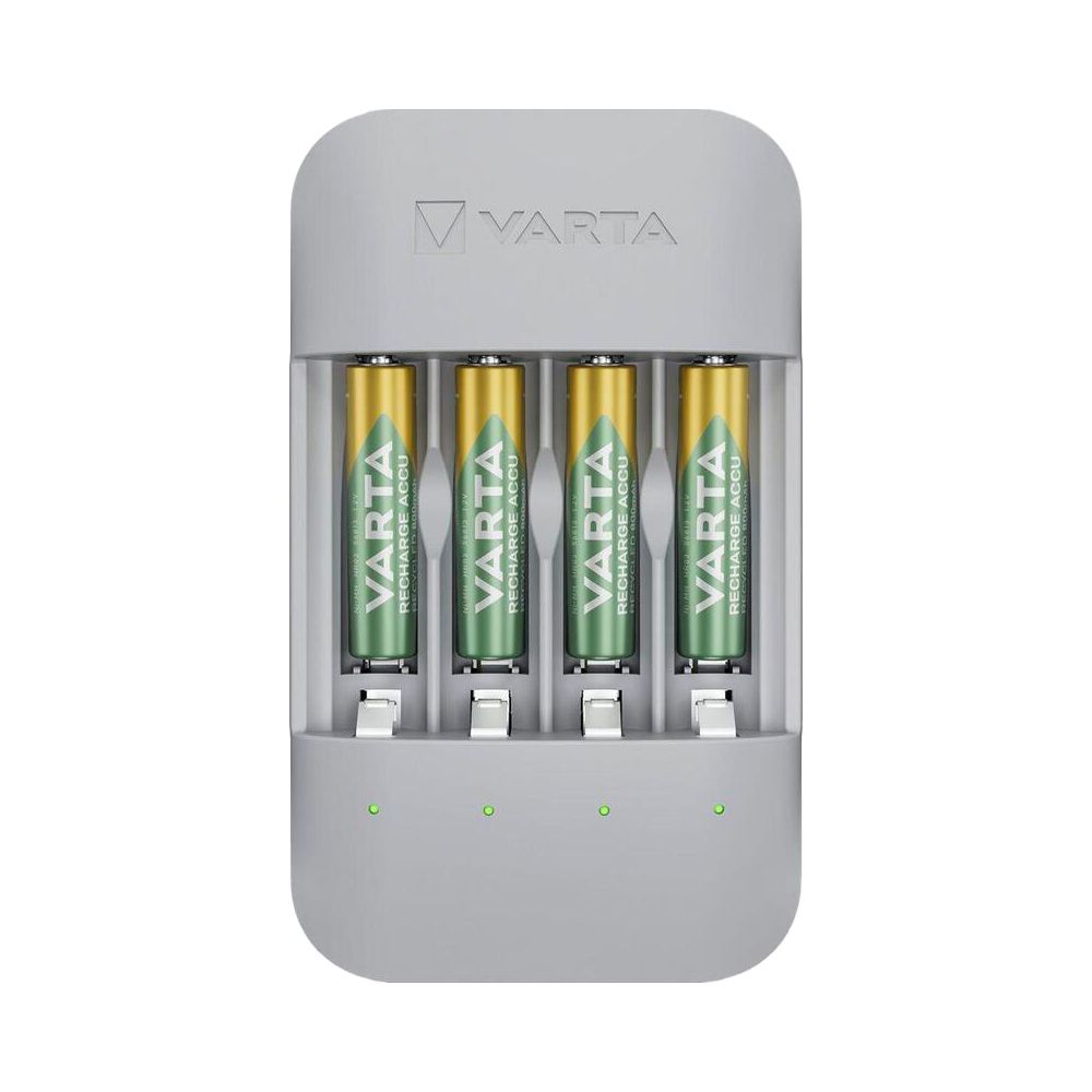 CARGADOR DE PILAS VARTA ECO CHARGER PRO + 4 PILAS 800 Mah AAA 56813 gallery 0