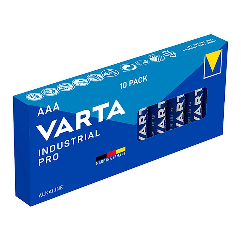 PILA VARTA INDUSTRIAL PRO AAA - LR03 CAJA 10 uds Ø10,5x44,5mm gallery 0