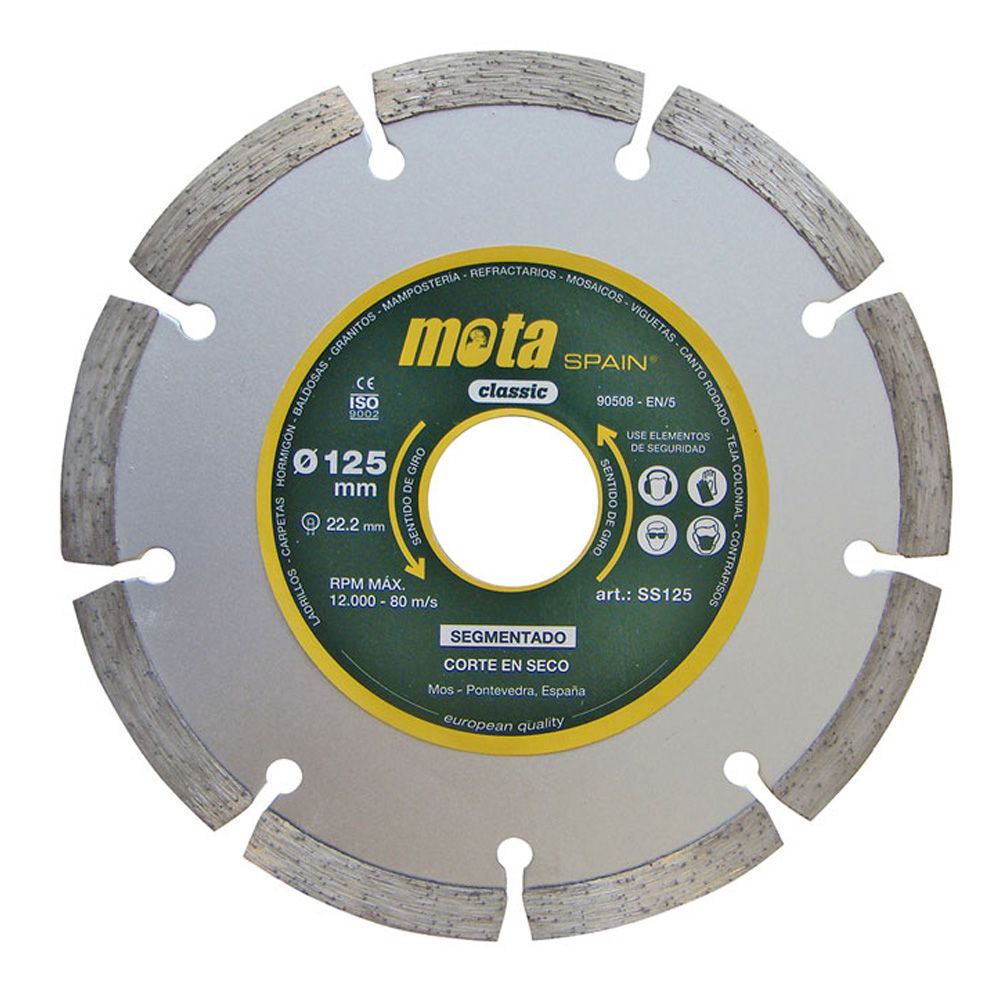 DISCO DIAMANTADO SEGMENTADO LASER Ø230 mm