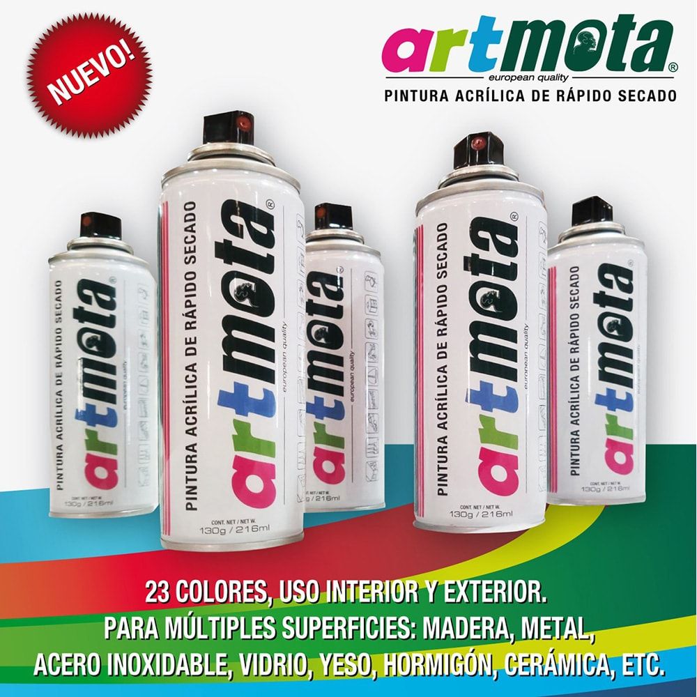 PINTURA ACRÍLICA SPRAY RAL9003 BLANCO MATE 216 ml gallery 0