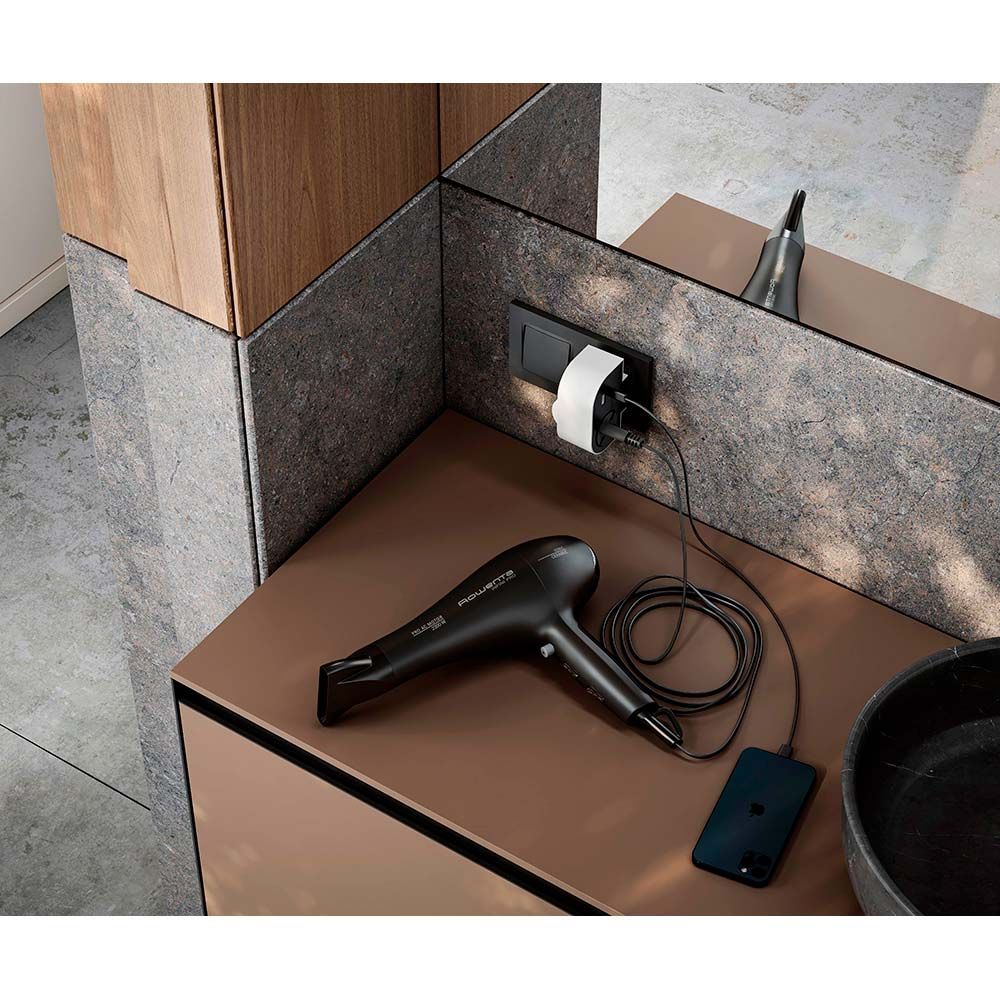 ADAPTADOR GIRATORIO SCHUKO 1 TOMA + USB A+C 30 W 16 A 250 V~ gallery 0