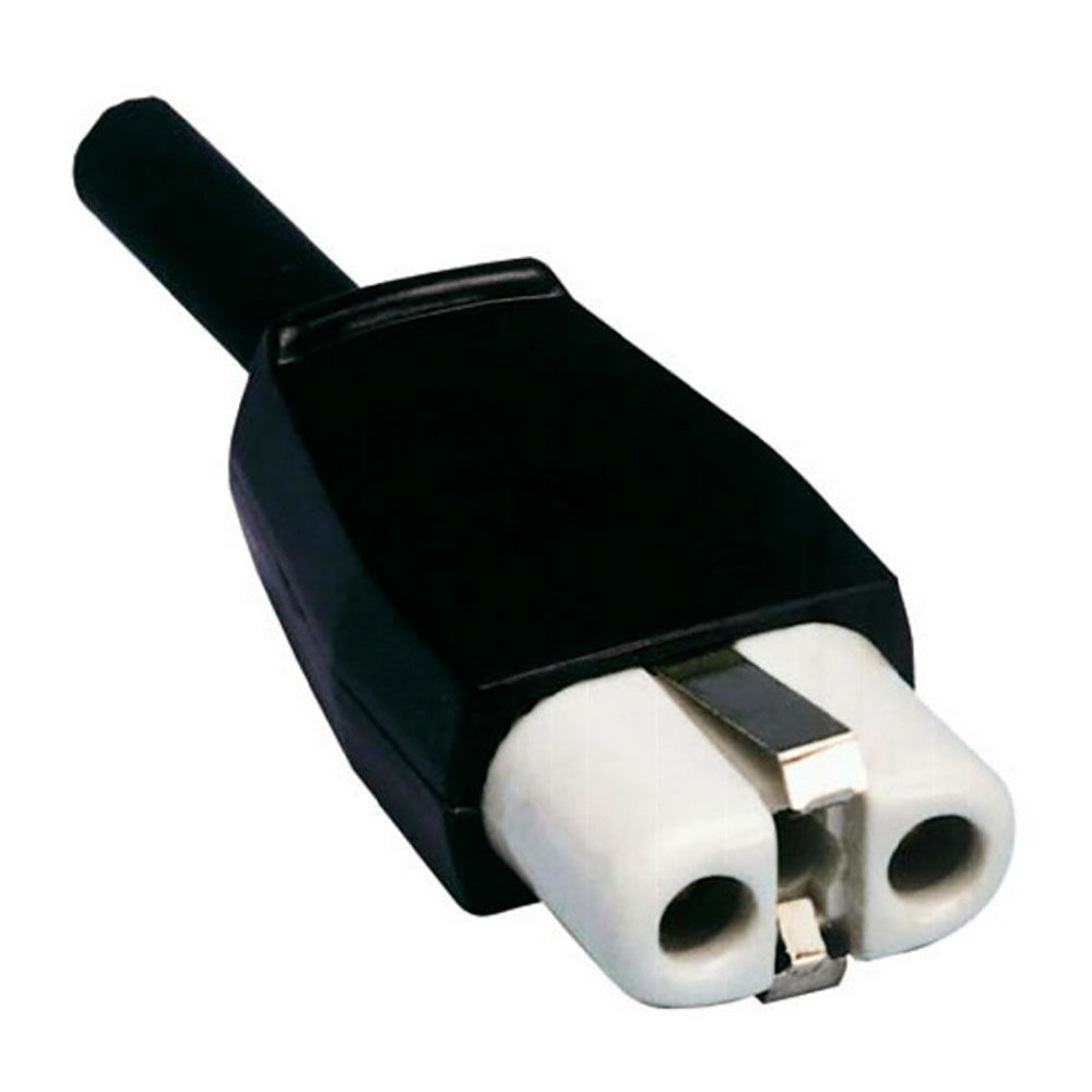 BASE AÉREA BIPOLAR ESTEATITA 16 A 250 V~ 40 x 75 x 21 mm