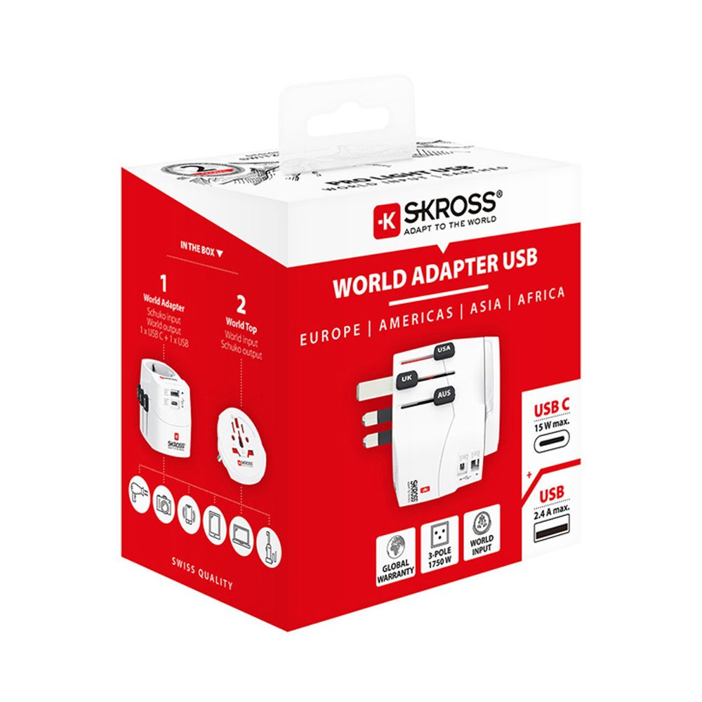 SET 2 MULTI ADAPTADORES DE VIAJE SKROSS 1302472 gallery 2