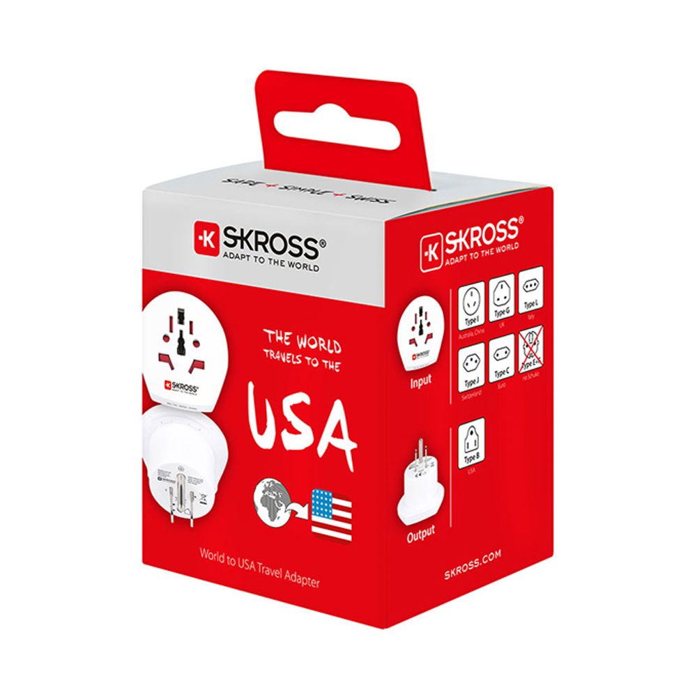 ADAPTADOR MUNDIAL A ESTADOS UNIDOS SKROSS 1500221-E gallery 2
