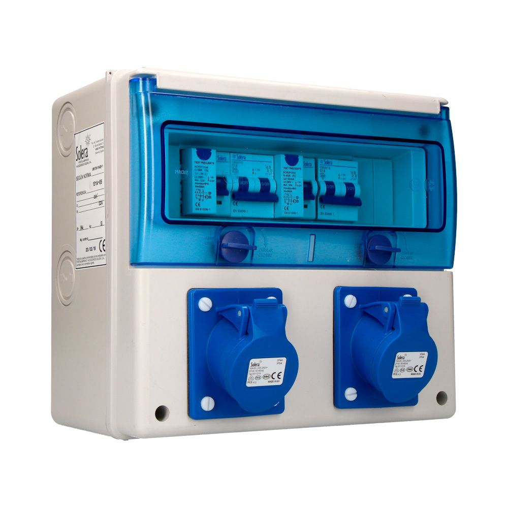 CUADRO INDUSRIAL MONTADO, BASES, CABLEADO Y PROTECCIONES, 270 x 250 x 160 mm gallery 0