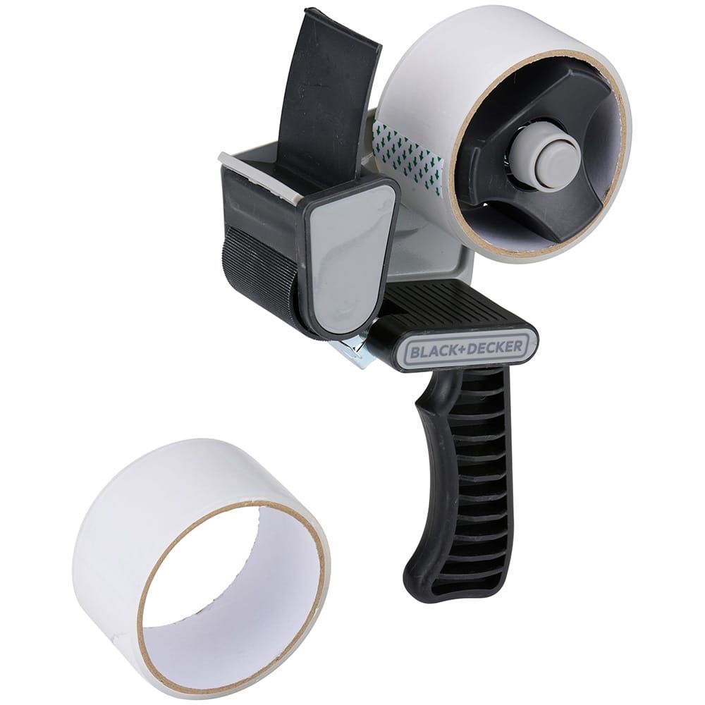 DISPENSADOR CINTA DE EMBALAJE + 2 ROLLOS 48 mm x 15 m gallery 0